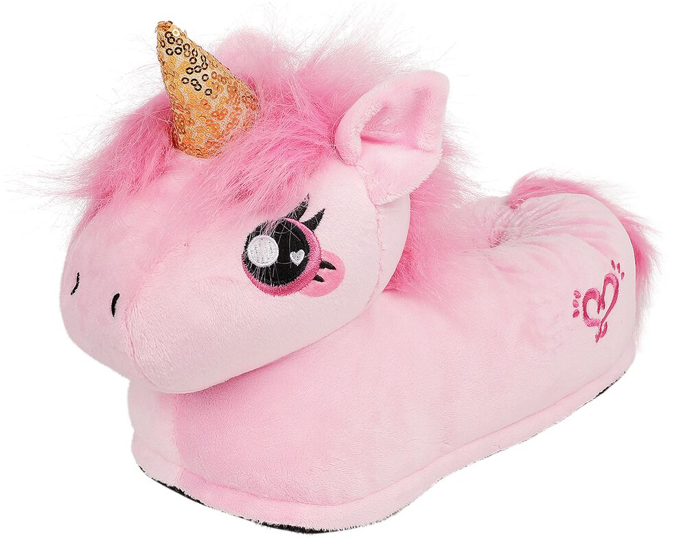 Pink Unicorn Adult Slippers