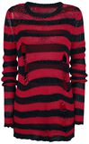 Fredy's Destroyed Stripe Sweater, Forplay, Strickpullover