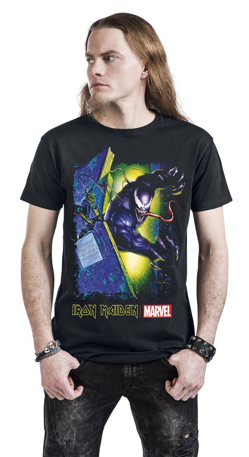 Iron Maiden x Marvel Collection Marvel Venom Iron Maiden TShirt EMP
