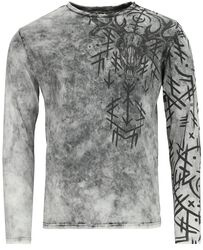 Long sleeve with runes print, Black Premium by EMP, Long-sleeve Shirt