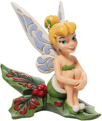 Tinkerbell sitting on a sprig of holly, Tinkerbell, Collection Figures