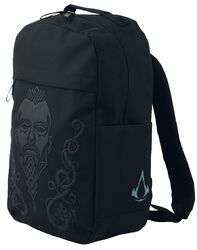 Valhalla - Black Screen Printed Backpack, Assassin's Creed, Backpack