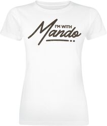 The Mandalorian - I’m with Mando - Grogu, Star Wars, T-Shirt