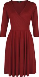 RED Wrap Dress, RED by EMP, Short dress