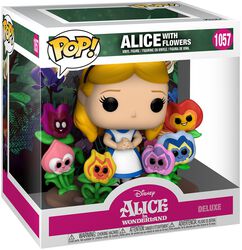 Alice with Flowers (Deluxe Pop!) Vinyl Figure 1057, Alice in Wonderland, Funko Super Deluxe