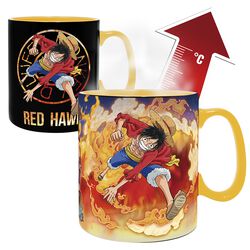 Luffy & Sabo Heat-Change Mug, One Piece, Cup