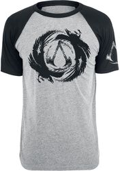Valhalla - Logo & Raven, Assassin's Creed, T-Shirt