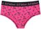 3-Set Black/Pink Panties in Uni-Colour and with Print