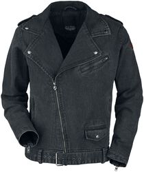 Biker style denim jacket, Rock Rebel by EMP, Jeans Jacket
