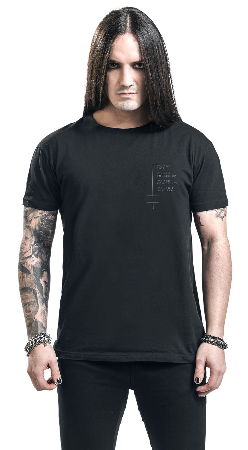 Marilyn Manson T-Shirt We Are Chaos Back Print Logo Officiel Noir