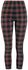 Red/Black Checked Jeggings with Side Stripes