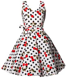 Swing Cherry Dress, Belsira, Medium-length dress