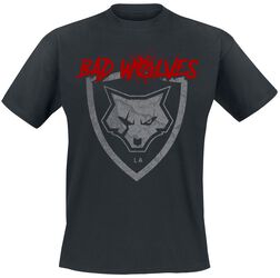 Paw Logo Shield, Bad Wolves, T-Shirt