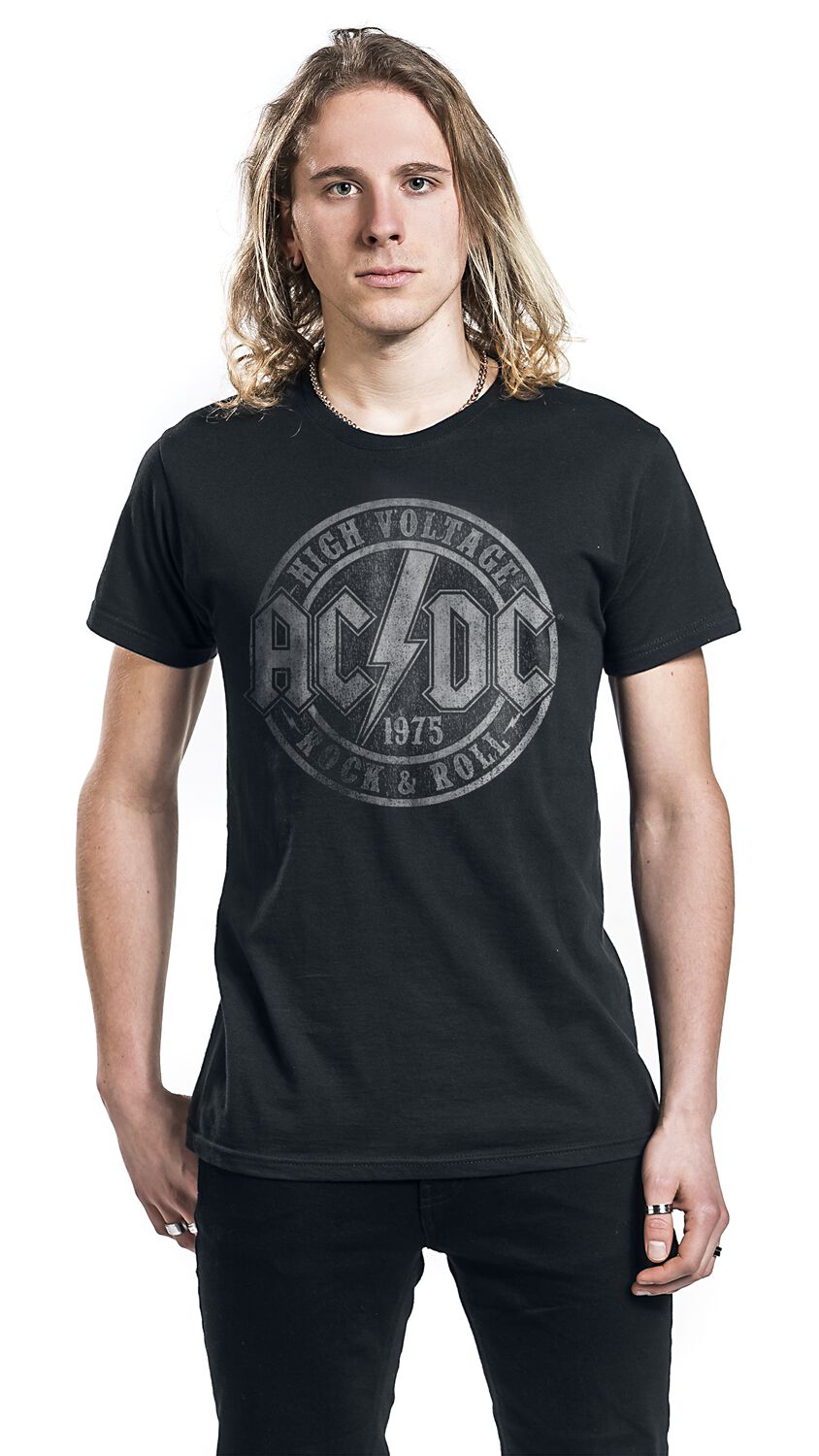 TC Electronic Polera Ac/dc High Voltage Rock & Roll 1975 - Talla M | Cuotas Sin Interés Camiseta Acdc