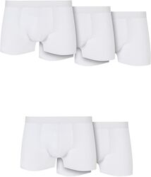 Set of five solid organic cotton boxer shorts, Urban Classics, Boxers