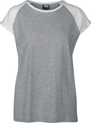 Ladies Contrast Raglan Tee, Urban Classics, T-Shirt