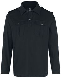 Jersey Polo Shirt Willis Long Sleeve, Brandit, Long-sleeve Shirt