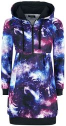 Dress with galaxy print