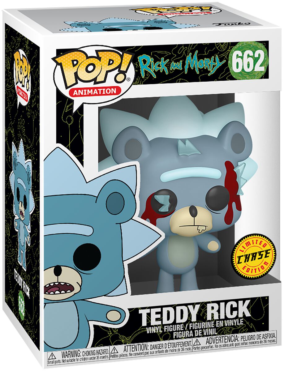 rick morty online on Teddy Rick Chase Possible Vinyl Figure 662 Rick And Morty Funko Pop Emp