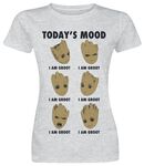 2 - Groot Today's Mood, Guardians Of The Galaxy, T-Shirt