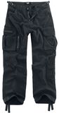 Army Vintage Trousers, Black Premium by EMP, Cargo Trousers