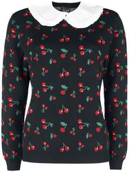 Cherries Knit Pullover & Collar, Pussy Deluxe, Knit jumper