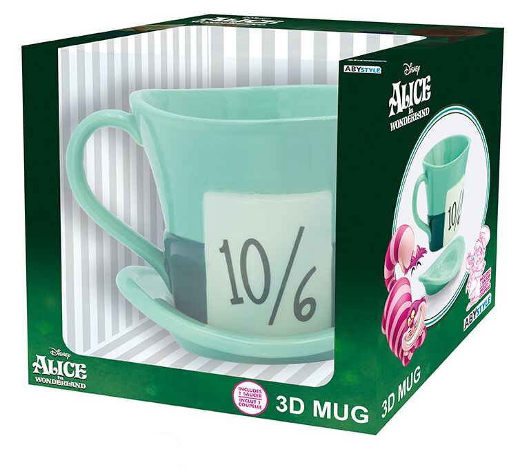 Mad Hatter 3D mug, Alice in Wonderland Cup