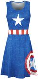 Uniform, Captain America, Short dress