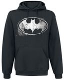 Distressed Logo, Batman, Hooded sweater