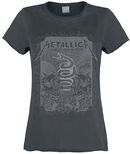 Amplified Collection - The Black Album Diamante, Metallica, T-Shirt