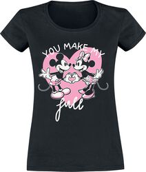 Mickey And Minnie Mouse - You Make My Heart Full, Mickey Mouse, T-Shirt