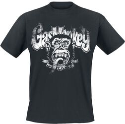 Distressed Monkey, Gas Monkey Garage, T-Shirt