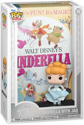Disney 100 - Film poster - Cinderella with Jaq vinyl figurine no. 12, Cinderella, Funko Pop!