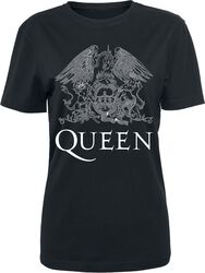 Crest Logo, Queen, T-Shirt