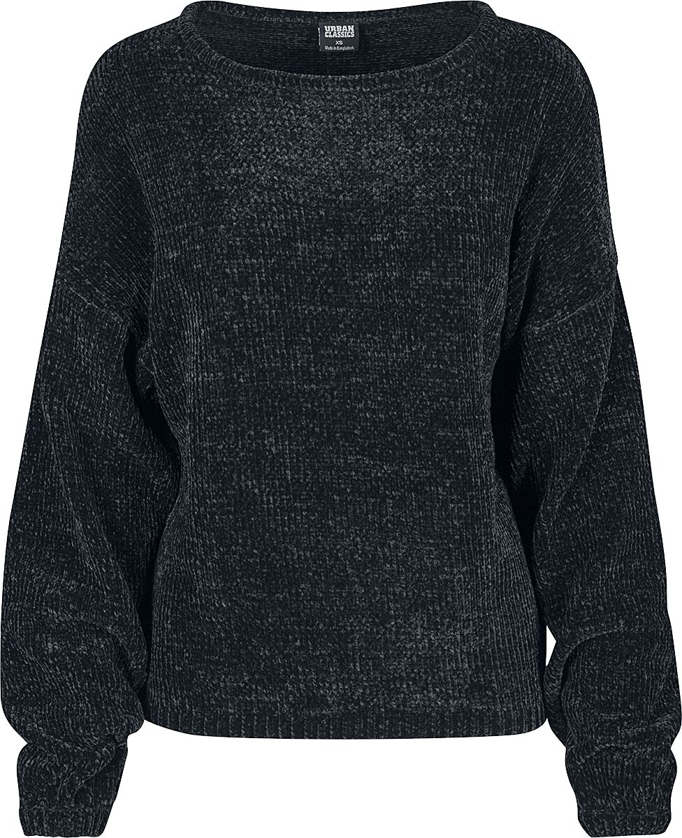 Ladies Oversize Chenille Sweater Urban Classics Sweatshirt EMP