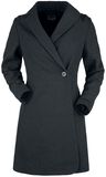 Black Coat with Wool Content, RED by EMP, Coats