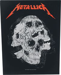 Skulls, Metallica, Back Patch