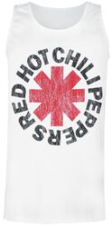 Distressed Logo, Red Hot Chili Peppers, Tanktop