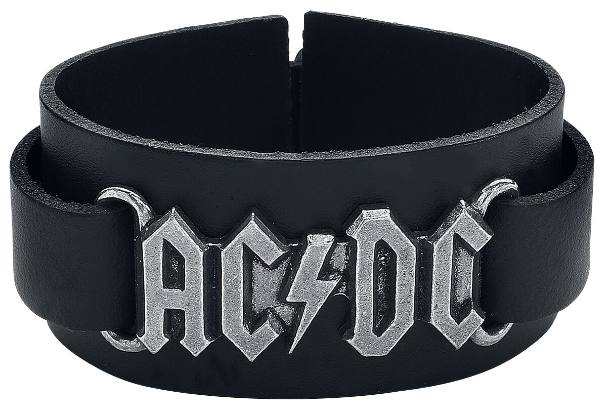 AC/DC Logo | AC/DC Leather Bracelet | EMP