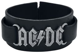 AC/DC Logo, AC/DC, Leather Bracelet