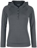Hooded Shirt, Black Premium by EMP, Sweatshirt