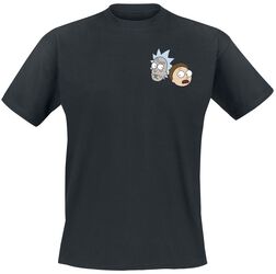 Heads - Embroidered, Rick And Morty, T-Shirt