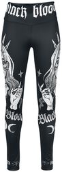 Leggings with Large Print on the Legs