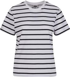 Ladies Striped Boxy Tee, Urban Classics, T-Shirt
