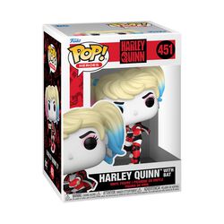 Harley with Bat Vinyl Figurine 451, Harley Quinn, Funko Pop!