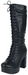 Platform lace-up boots, Gothicana by EMP, Laced Boots