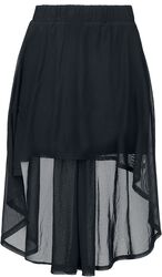 Skirt With Transparent Details, Gothicana by EMP, Short skirt