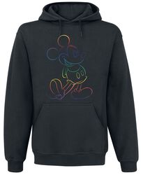 Rainbow Mickey, Mickey Mouse, Hooded sweater