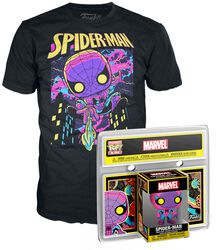 Spider-Man (Blacklight) - Pocket POP! & Kids' Tee, Spider-Man, Funko Pop!