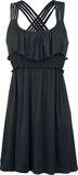 Ladies Viscose Dress, Black Premium by EMP, Short dress